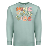 Seafoam nine is a vibe Premium Sweatshirt - MaliasSmallBusiness