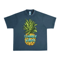 Midnight Navy summer vibes pineapple Urban Heavy Tee - BarkalooDesign