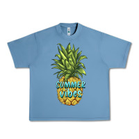 Pebble Blue summer vibes pineapple Urban Heavy Tee - BarkalooDesign