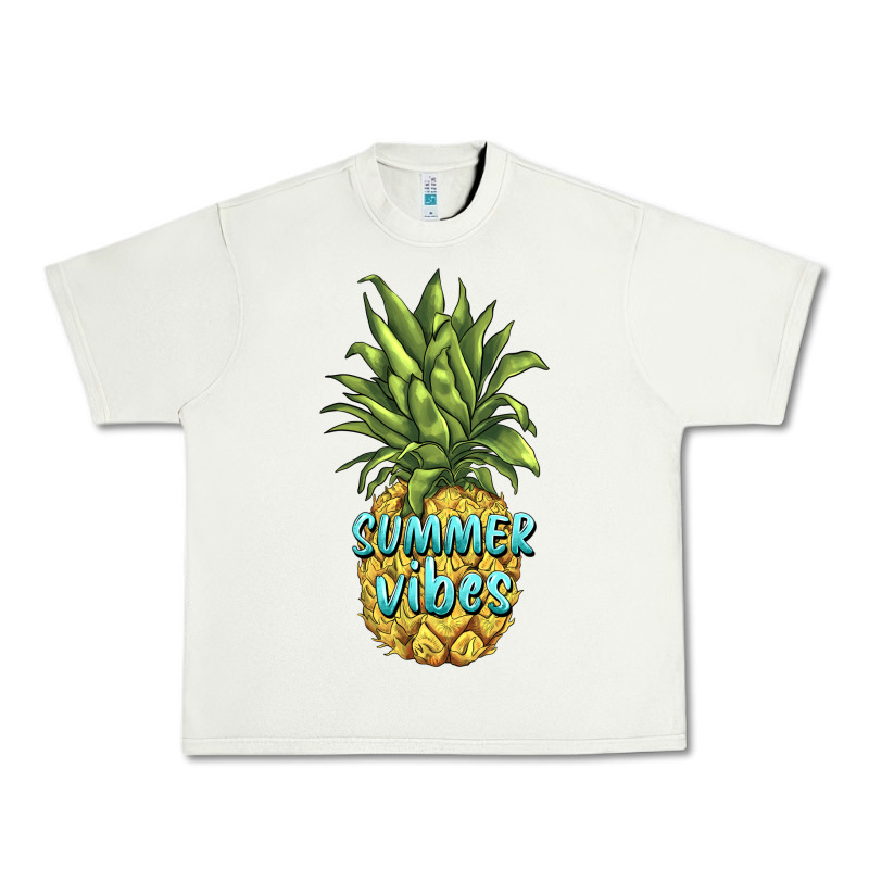 Summer Vibes Pineapple Urban Heavy Tee by BarkalooDesign | Teevron