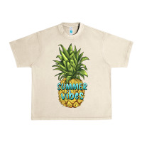 Sandshell summer vibes pineapple Urban Heavy Tee - BarkalooDesign