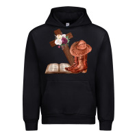 Black Boots with Bible and cross Urban Hoodie - Bettercallsaul