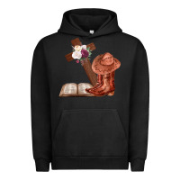 Pigment Black Boots with Bible and cross Urban Hoodie - Bettercallsaul