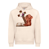 Sandshell Boots with Bible and cross Urban Hoodie - Bettercallsaul