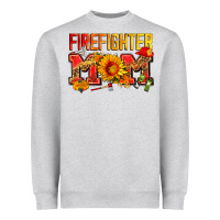Heather Grey firefighter mom Heavyweight Sweatshirt - Zillion Design Studio