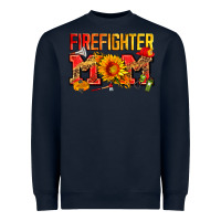 Navy firefighter mom Heavyweight Sweatshirt - Zillion Design Studio