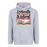 Heather Grey emotionally attached to fictional characters Heavyweight Hoodie - MaliasSmallBusiness