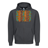 Smoke leopard gemstone brushstroke Zipper Hoodie - AdoDesignShop