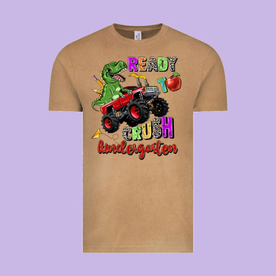 Ready To Crush Kindergarten Vintage Tee Designed By Zillion Design Studio