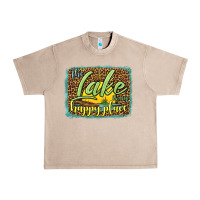 French Oak the lake is my happy place Urban Heavy Tee - HRA Design Shop