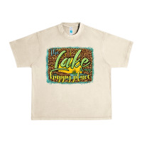 Sandshell the lake is my happy place Urban Heavy Tee - HRA Design Shop