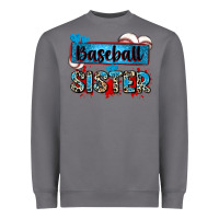 Storm baseball sister with leopard Heavyweight Sweatshirt - Zillion Design Studio