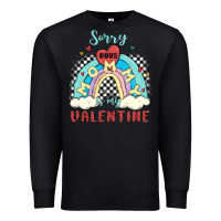 Black sorry boys mommy is valentine Premium Sweatshirt - MaliasSmallBusiness