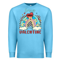 Ocean Blue sorry boys mommy is valentine Premium Sweatshirt - MaliasSmallBusiness