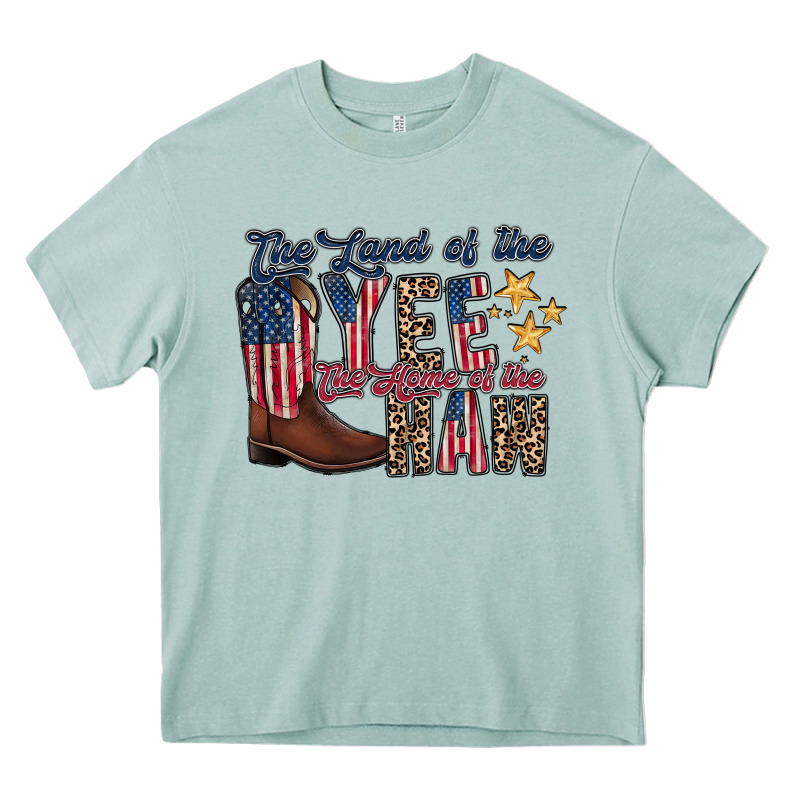 The Land Yee The Home Of The Haw Heavy Core Tee by RacoonDesign | Teevron
