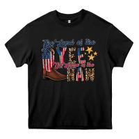 Black the land yee the home of the haw Heavy Core Tee - RacoonDesign