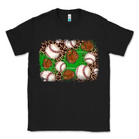 Black baseball glove background Classic Tee - JahusDesignShop
