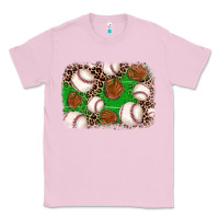 Bubblegum Pink baseball glove background Classic Tee - JahusDesignShop