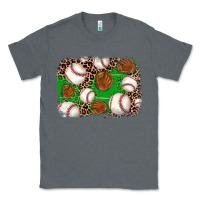 Charcoal Heather baseball glove background Classic Tee - JahusDesignShop