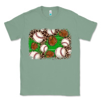 Sage baseball glove background Classic Tee - JahusDesignShop