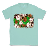Seafoam baseball glove background Classic Tee - JahusDesignShop