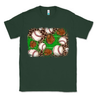 Sports Green baseball glove background Classic Tee - JahusDesignShop