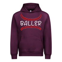 Mauve Wine BALLER Urban Hoodie - Bettercallsaul