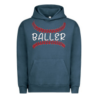 Pigment Midnight Navy BALLER Urban Hoodie - Bettercallsaul