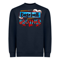 Navy baseball brother Heavyweight Sweatshirt - Zillion Design Studio