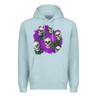 Blue Mist halloween patch 2 Premium Hoodie - BundleAndBundleShop