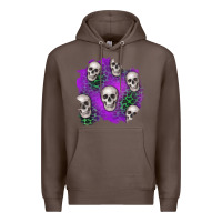 Coffee halloween patch 2 Premium Hoodie - BundleAndBundleShop