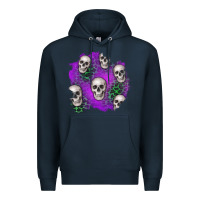 Navy halloween patch 2 Premium Hoodie - BundleAndBundleShop