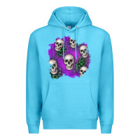 Ocean Blue halloween patch 2 Premium Hoodie - BundleAndBundleShop