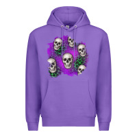 Purple halloween patch 2 Premium Hoodie - BundleAndBundleShop