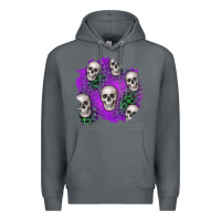 Rock halloween patch 2 Premium Hoodie - BundleAndBundleShop