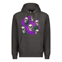 Smoke halloween patch 2 Premium Hoodie - BundleAndBundleShop