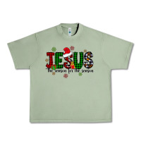 Oil Green jesus the season for the season Urban Heavy Tee - CowhideDigitalArt