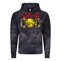 Cloud Black softball dad Vintage Hoodie - Zillion Design Studio