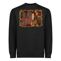 Black all i want for christmas is a horse Heavyweight Sweatshirt - RanaPortraitStore