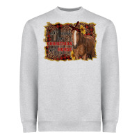 Heather Grey all i want for christmas is a horse Heavyweight Sweatshirt - RanaPortraitStore