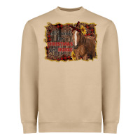 Mushroom all i want for christmas is a horse Heavyweight Sweatshirt - RanaPortraitStore