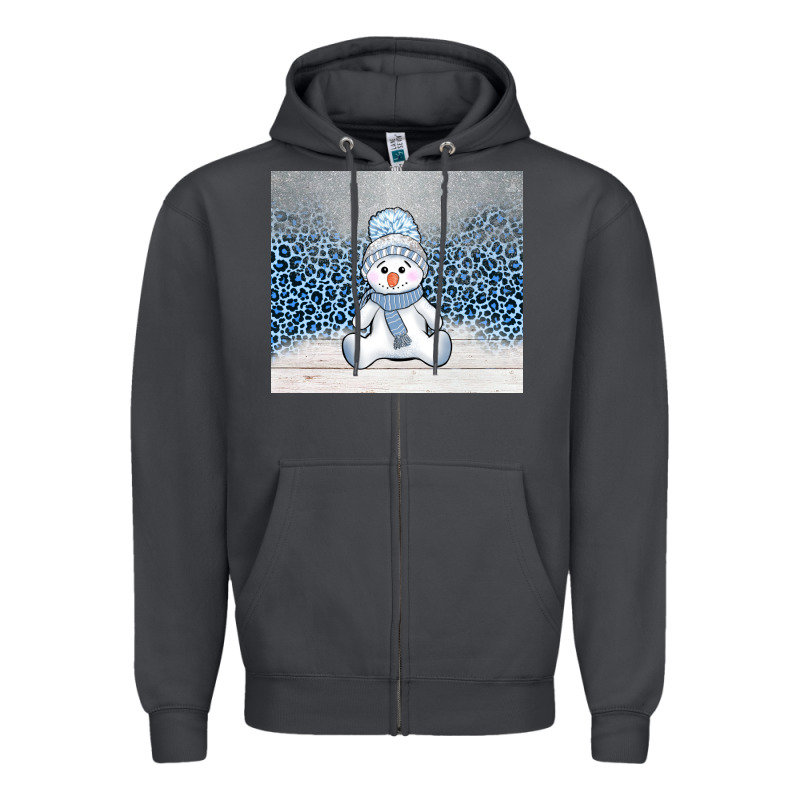 Winter Snowman Zipper Hoodie by AdoDesignShop | Teevron