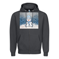 Smoke winter snowman Zipper Hoodie - AdoDesignShop
