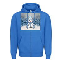 True Royal winter snowman Zipper Hoodie - AdoDesignShop