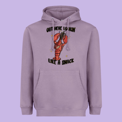 Out Here Lookin Like A Snack Boujee Heavyweight Hoodie Designed By Maliassmallbusiness