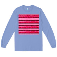 Colony Blue valentines day zebra stripes seamless pattern Long Sleeve Tee - BundleAndBundleShop
