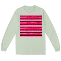 Matcha valentines day zebra stripes seamless pattern Long Sleeve Tee - BundleAndBundleShop