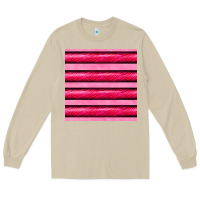 Mushroom valentines day zebra stripes seamless pattern Long Sleeve Tee - BundleAndBundleShop