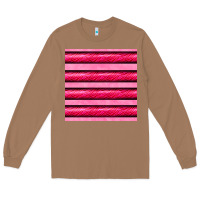 Toasted Coconut valentines day zebra stripes seamless pattern Long Sleeve Tee - BundleAndBundleShop