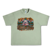Oil Green mom pig Urban Heavy Tee - SublimationCraftShop